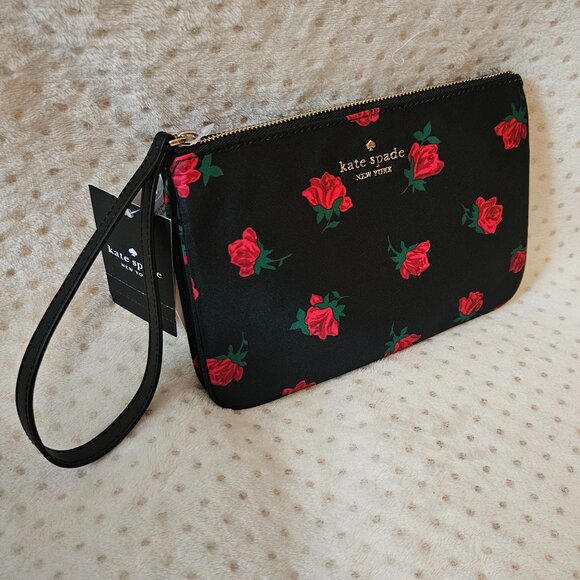 Kate Spade Chelsea Rose Print Wristlet Pouch - Picture 4 of 12